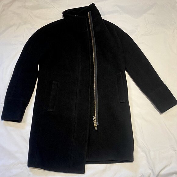 J.Crew Wool Coat — Stadium Cloth by Nello Gori (Size 2) - Picture 3 of 5